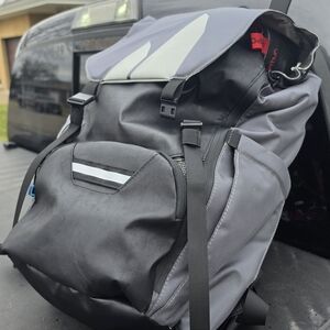 Trango CITY SENDER Gray and Black Men's Roll-Top Backpack